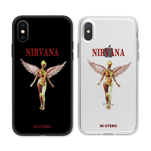 NIRVANA涅槃乐队科特柯本适用iPhoneXS Max手机壳X苹果XR/8p/7/6