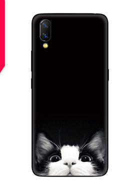 可爱萌物简约风格黑白猫咪vivo X27手机壳X23幻彩版NEX A/S保护套