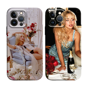 Sabrina Carpenter匠妹音乐Man's Best Friend适用iPhone16Pro/17软壳15promax/14plus苹果13mini手机壳12/11