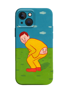 Joan Cornella猎奇搞怪双面人无厘头适用iPhone XS Max苹果17/16软壳15pro/14手机壳678plus