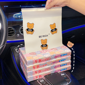 车载垃圾袋可爱粘贴式 不留痕车用垃圾桶可折叠汽车收纳卫生清洁袋