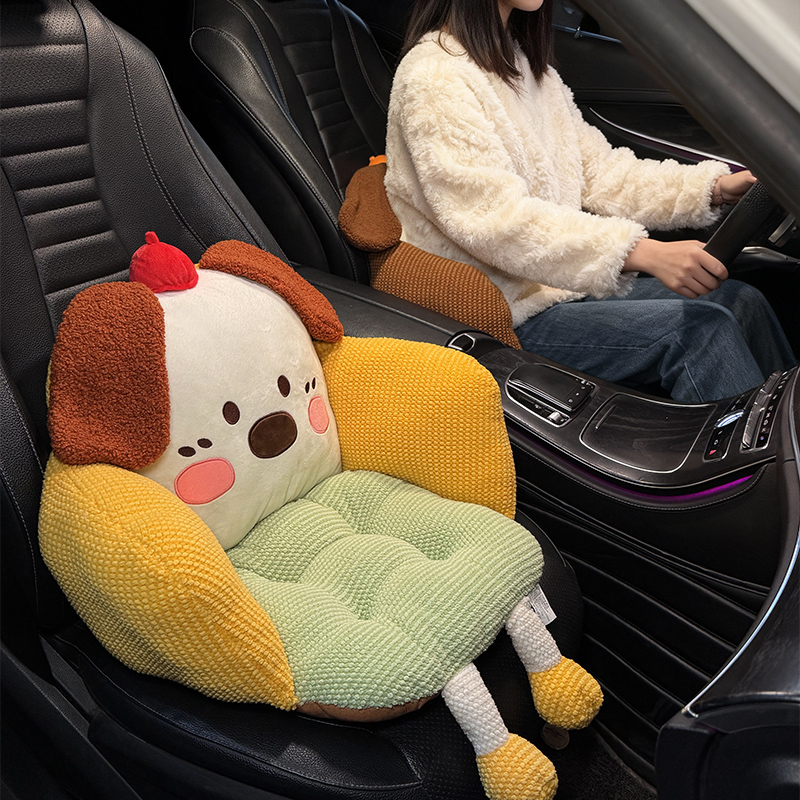 汽车坐垫冬季车用抱抱腰靠座椅垫