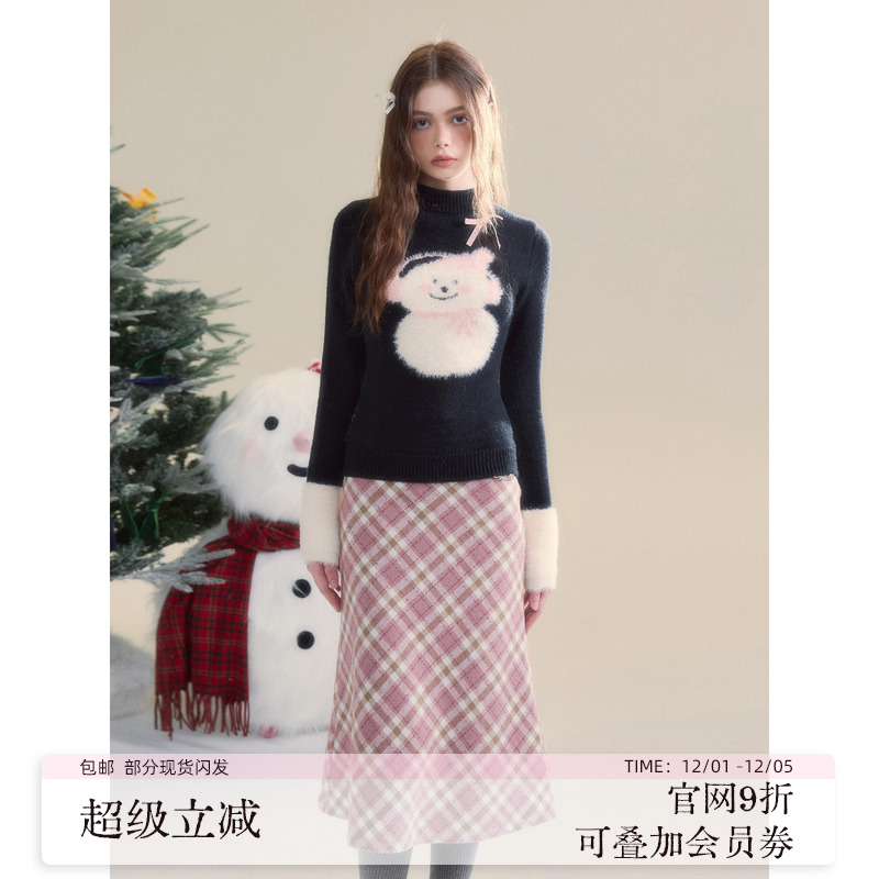 SunsetPark雪人系列针织衫