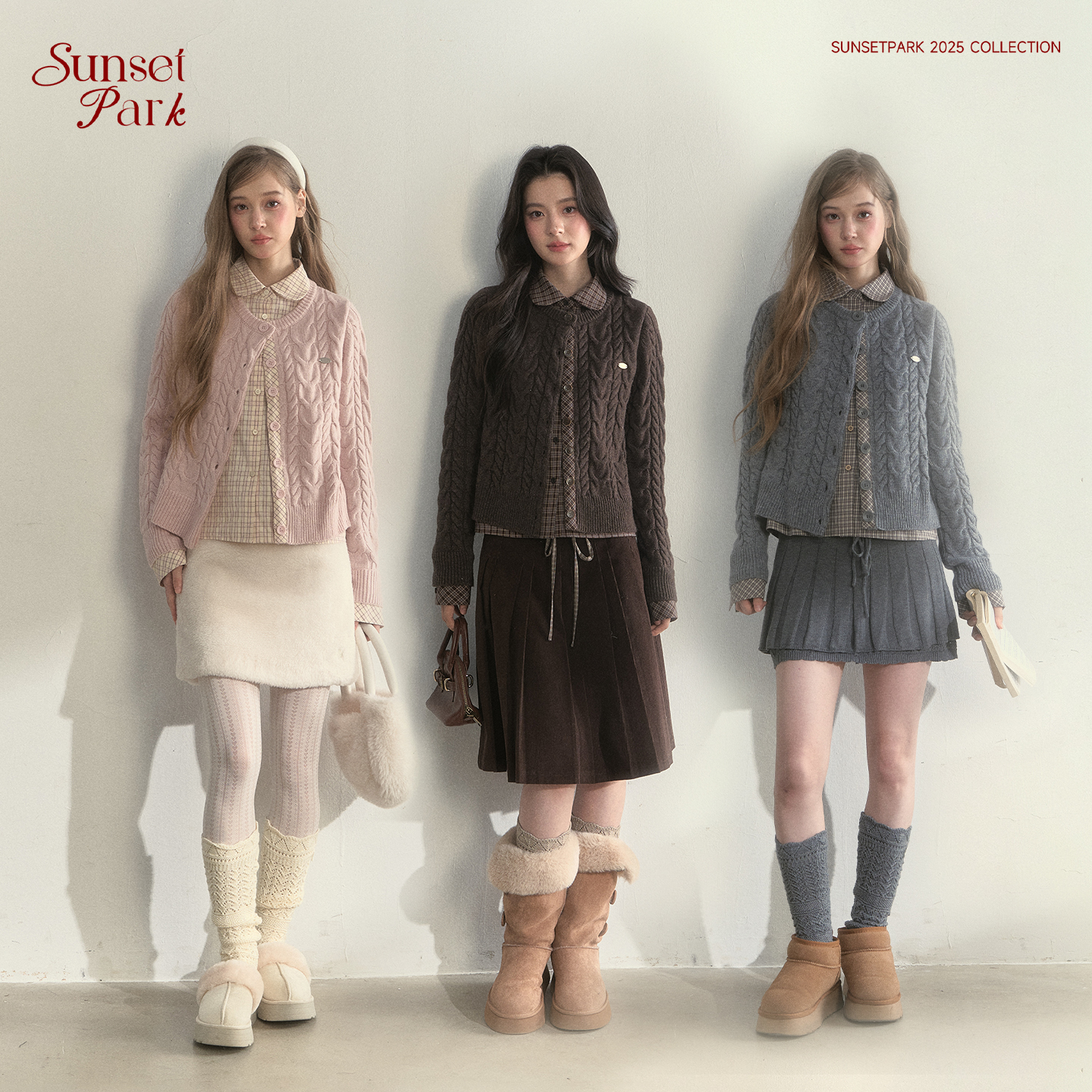 主推系列乖巧学院派假两件毛衣