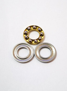 微小型平面推力球轴承滚珠轴承F6-12M内径6外径12厚4.5MM 厚4.3MM