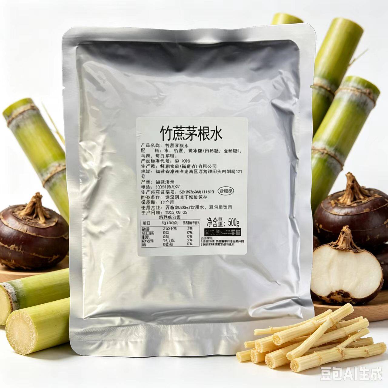 产地竹蔗马蹄茅根水一包一扎即冲饮品火锅餐饮原料包广式糖水方便