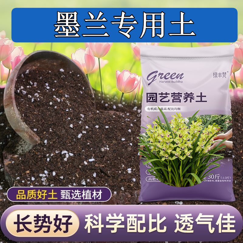 墨兰专用轻质土腐殖泥炭土不烂根菜园泥炭基质无菌防徒长木本阳台