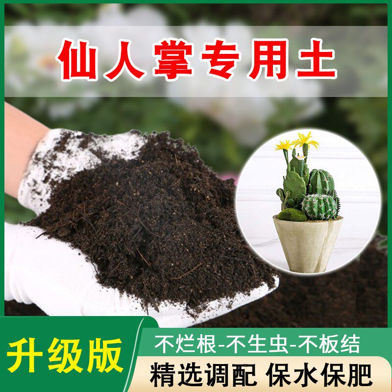 仙人掌专用土多肉通用型种植土养花营养土花土种花土壤盆栽花泥土