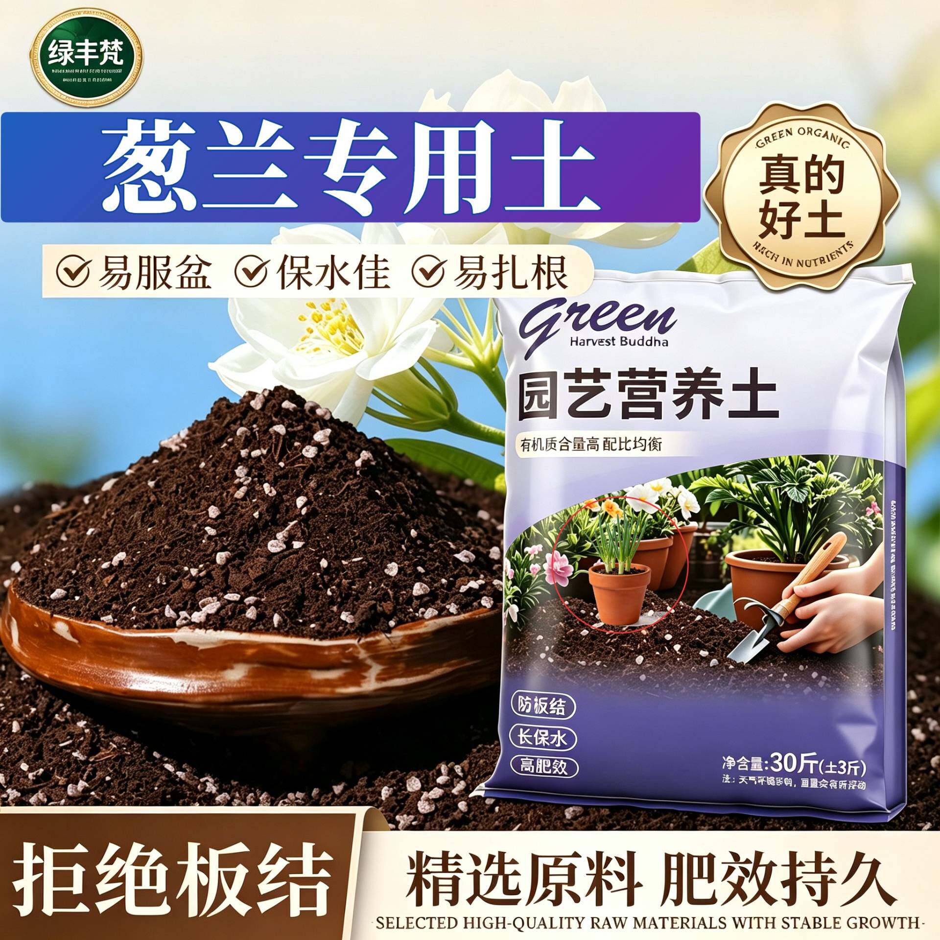 葱兰适用种菜土不闷根防烂根扦插加深生根粉无菌防黄叶多肉园艺