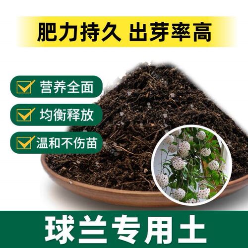 球兰专用土肥料花草种植蓬松植物种花阳台盆栽土壤球兰营养土包邮