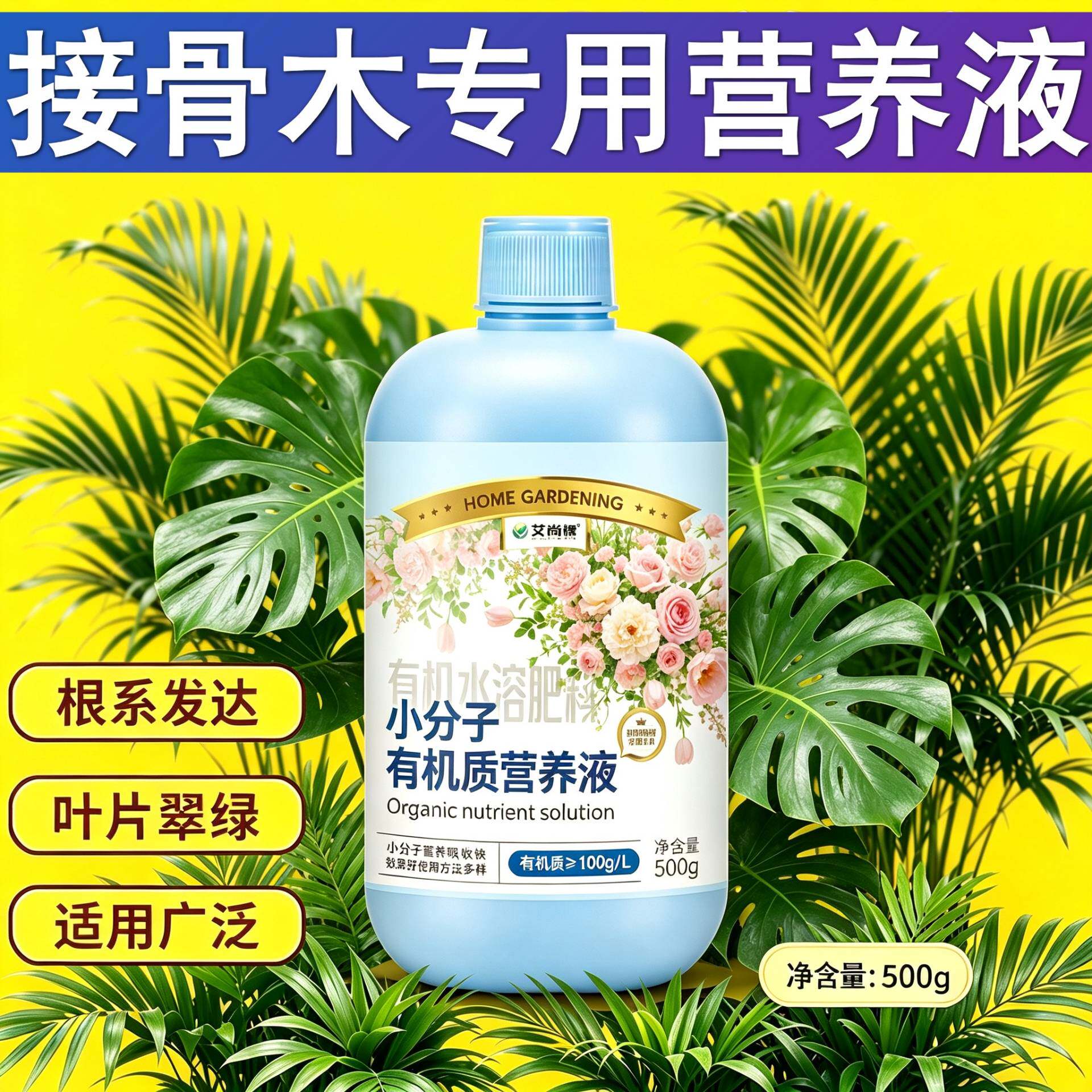 接骨木专用小分子有机质小分子有机质营养液叶绿花艳盆栽园艺适用