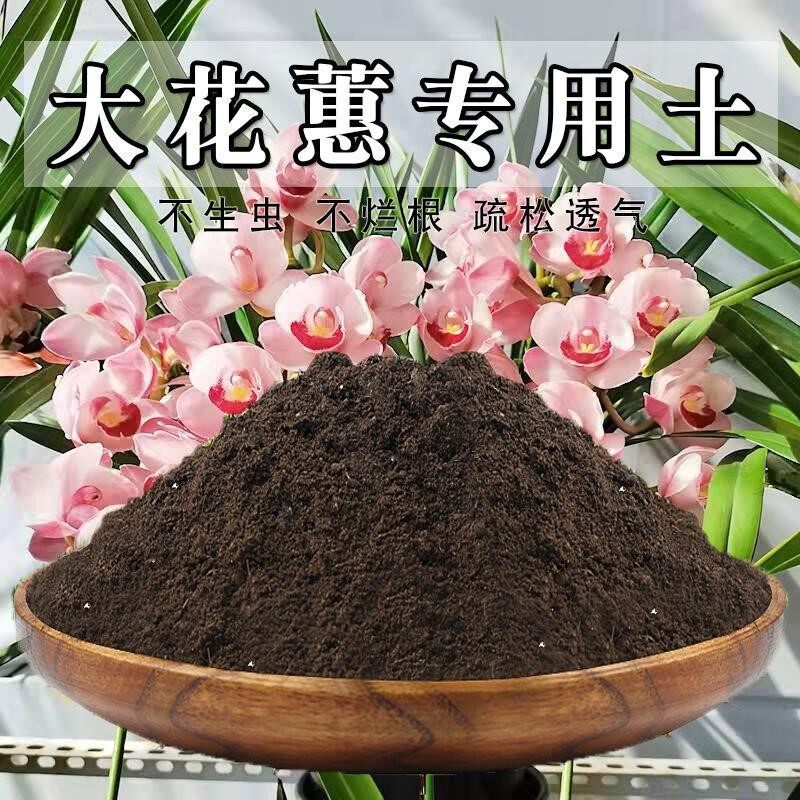 大花蕙专用土大花蕙兰土盆栽营养土通用种花养花土壤种植土有机肥