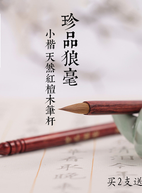 星济德珍品纯狼毫小楷毛笔初学者小楷小号狼嚎工笔画国画兼毫毛笔成人书法入门创作专用学生楷书行书草书练字