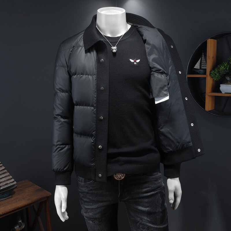 2024男士羽绒服标90白鸭绒钱塘6019-货号66105-P410假模图,男装羽绒服,钱塘6019(原2022)