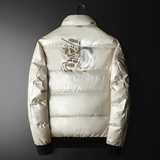 货号23295P385男士羽绒服90绒钱塘大厦6019平铺图，男装羽绒服，钱塘6019(原2022)