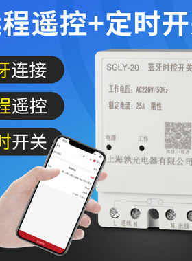 蓝牙微电脑时控开关远程灯箱电源