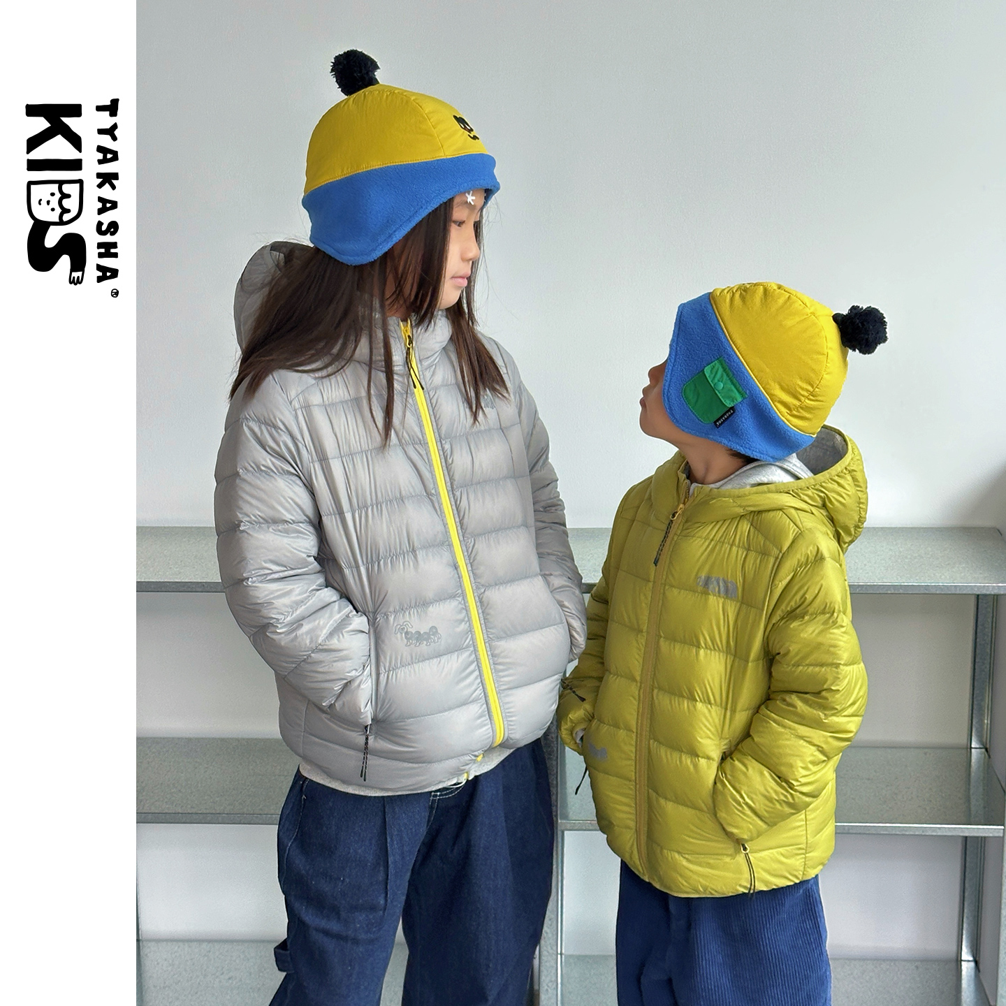 TYAKASHAKIDS塔卡沙童装羽绒服秋冬新款男女童羽绒外套连帽外套