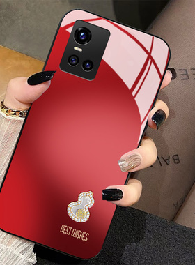 鸿运葫芦适用vivos15手机壳y77e新款s12简约高级感nex3s玻璃y73s硅胶y55s女y97y95红色y85y83保护套s10pro外