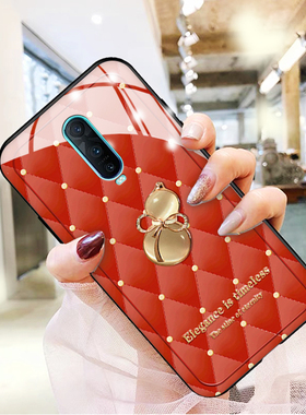 聚宝葫芦适用oppor17pro手机壳玻璃r15x新款k1k9红色k10s高级感a97a96女a96a95男a93a92硅胶a11x保护套a52a55