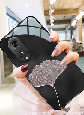 银杏华为nova9手机壳nova8pro适用nova7se高级新款nova6玻璃中国风4g版5g男女硅胶nova5ipro保护套黑色5z防摔