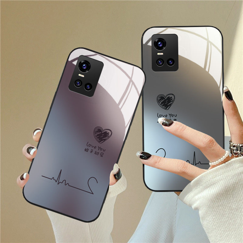 心跳爱心适用vivos15手机壳s12新款nex3s高级玻璃y77e硅胶y73s网红女y55s男y97y95情侣s10pro保护套y85y83外