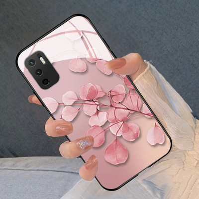 林间叶简约ins风玻璃硅胶手机壳