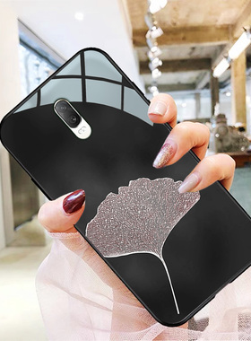 银杏oppor17pro手机壳适用a11x高级新款a95a93s玻璃a72a92s中国风a96男a36女a52a55硅胶r15x梦境版k1套k9黑色