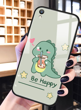 OPPO钢化玻璃可爱保护壳