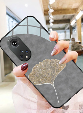 雾霾灰银杏适用华为nova9手机壳nova8pro网红玻璃nova7se新款nova6高级男女nova5ipro绿色5z硅胶保护套4g版5g