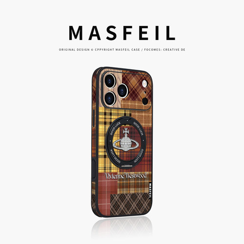 360旋转磁吸支架 侧边皮纹