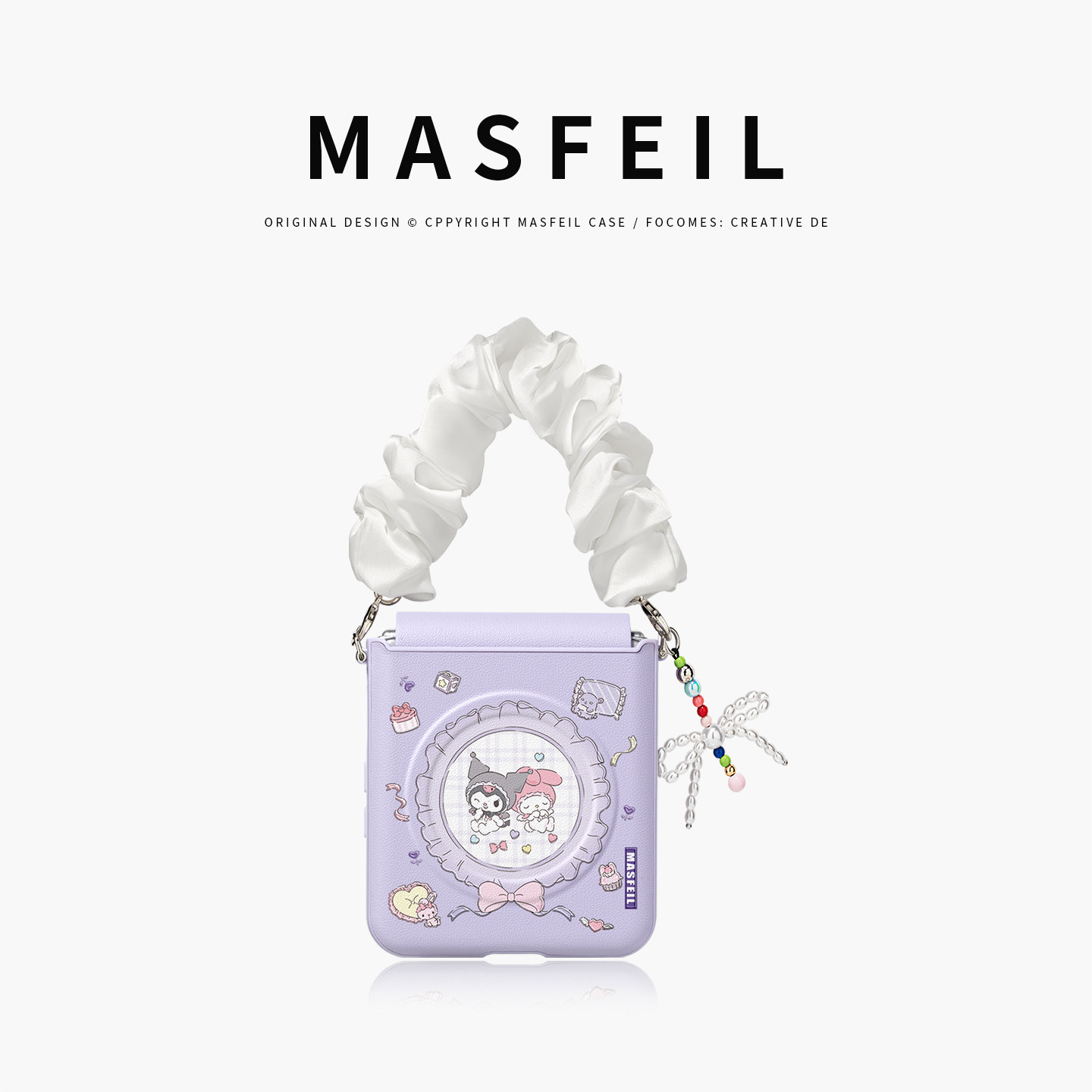 MASFEIL × 库洛米好友适用小米mixflip2手机壳新款mix flip2小折叠保护套MIXFlip2全包折叠屏外壳filp防摔