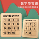 数字华容道磁力版 三国滑动拼图儿童逻辑思维小学生益智数学玩具