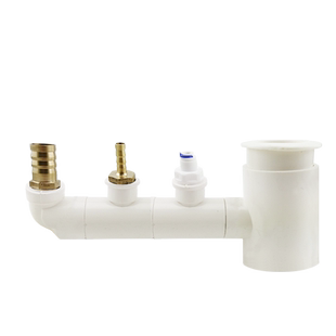 厨房水槽洗碗机净水器排水四通洗衣前置过滤厨宝软管下水三通接头