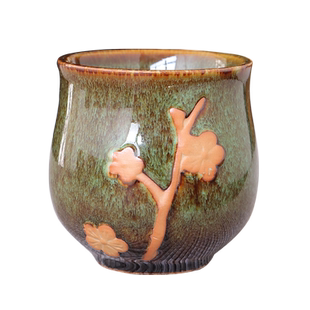 手工描金茶杯套装窑变主人杯陶瓷天目茶盏单杯功夫茶具品茗杯单个