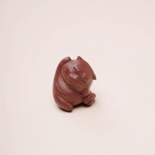一条新派紫砂 茶宠摆件精品 没烦恼