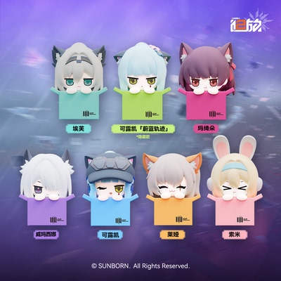 少女前线2:追放萌动指尖系列Q版键帽随机一抽盲盒