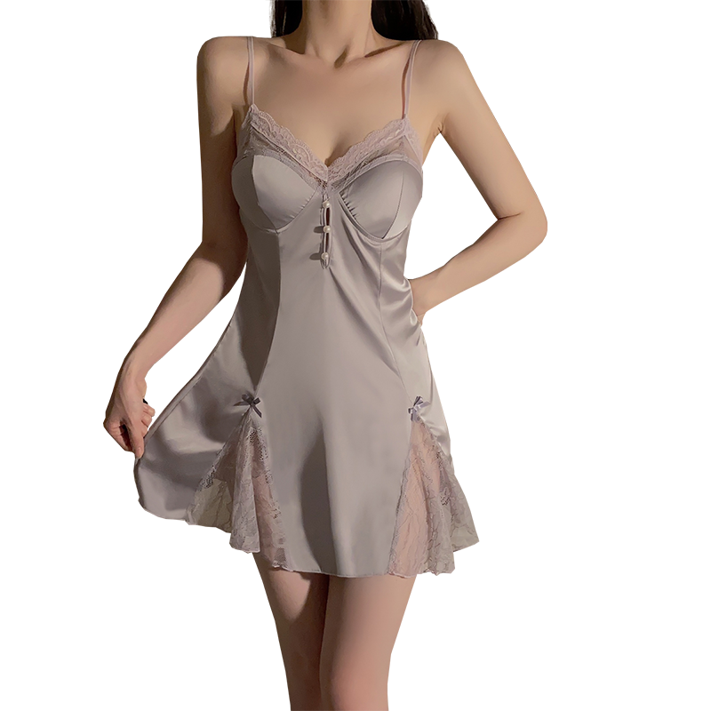 睡衣女夏季吊带睡裙睡袍