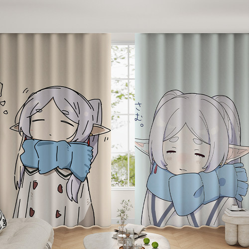 窗帘全遮光二次元动漫