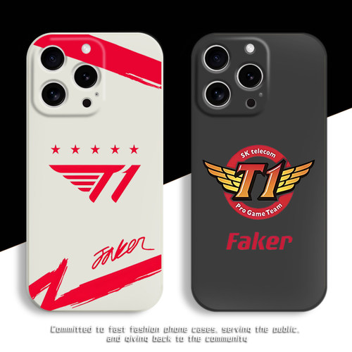 t1周边手机壳英雄联盟战队faker