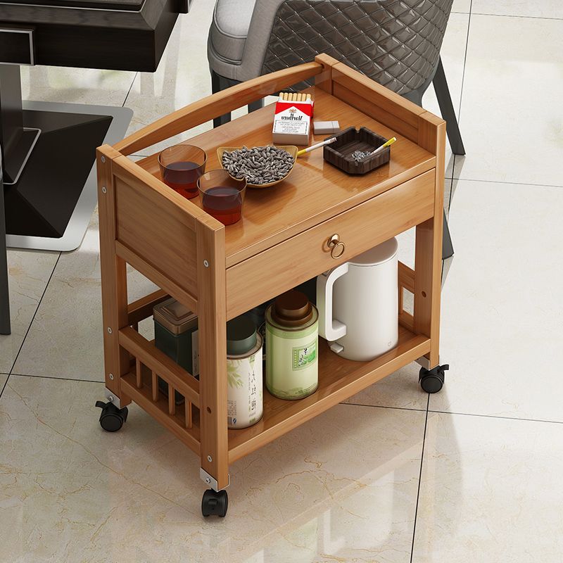 麻将桌茶几茶水架移动式边几棋牌室小推车打牌专用小型实用置物架
