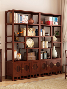 中式茶室博古架茶柜置物架多宝阁摆件展示架高级感茶叶茶具收纳柜