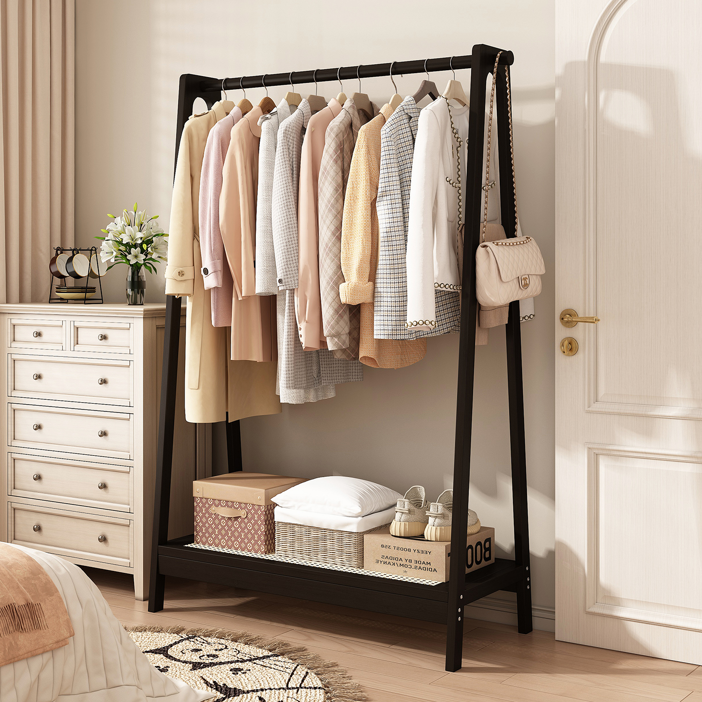 【优质楠竹制成】衣帽架