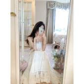 JustQin 气质性感女裙蕾丝半身裙女 夏装 梦屿 2025新款