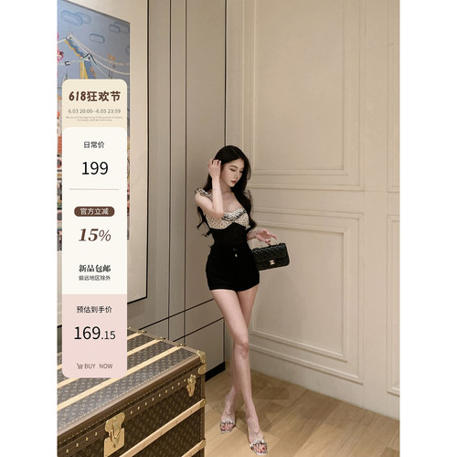 JustQin 6/3【本命丰跨裤】2026新款夏装四季可搭高腰短裤热裤女