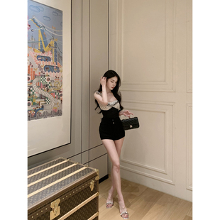 JustQin【本命丰跨裤】2026新款夏装四季可搭高腰短裤沙滩热裤女