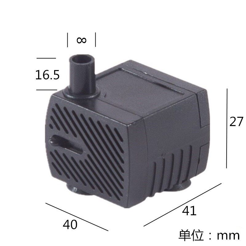 USB小型鱼缸潜水泵带过滤盒循环