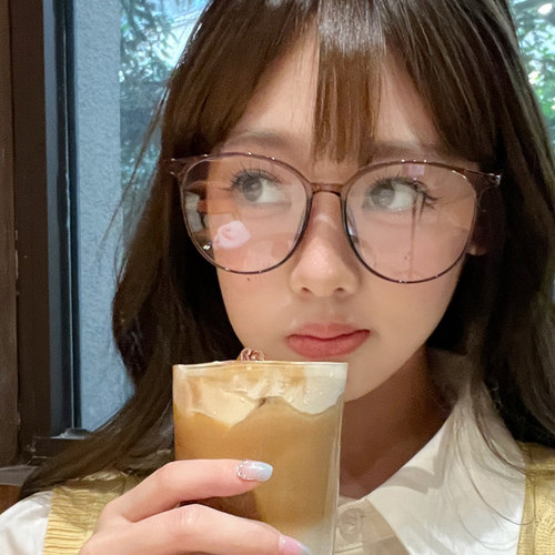 诺莱美超轻tr90大框眼镜女网红风
