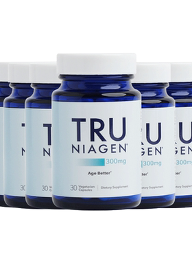 美国进口TruNiagen补充nad+专利NR乐加欣焕活丸6瓶旗舰店正品