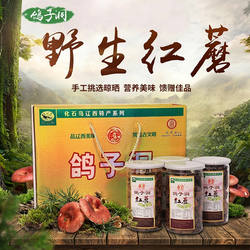 辽宁特产鸽子洞东北特产野生红蘑榛蘑松蘑草蘑营养野山菌干货朝阳