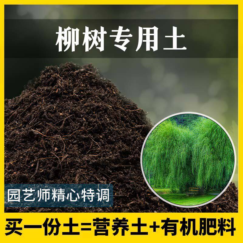 柳树专用土农业果园种植土家庭果树肥料有机泥土盆栽土柳树营养土